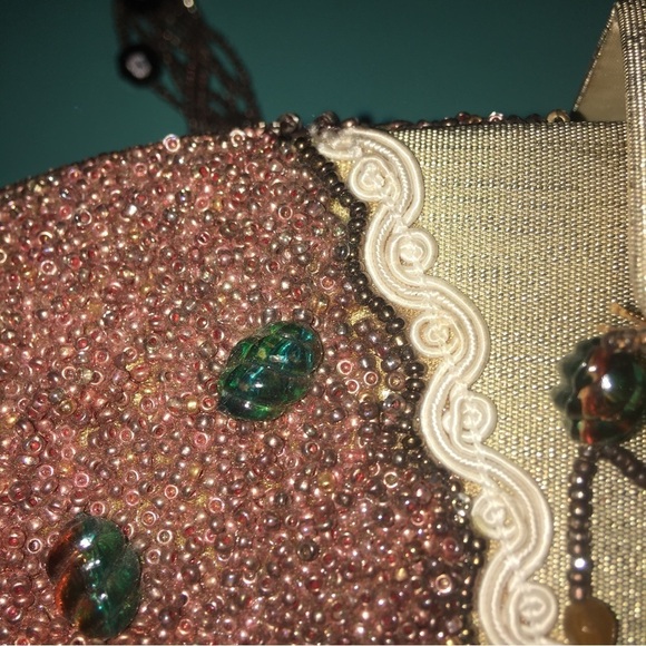 Vintage Hard Case Beaded and Jeweled Purse - Picture 6 of 9